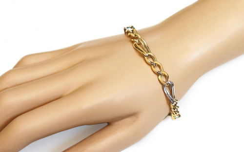 Bracelet en or bicolore - IZ20778B - sur le modèle